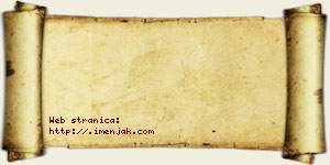 Isidora Aćimović vizit kartica